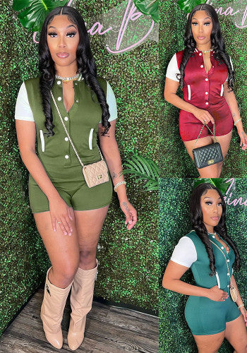 Summer Button Jumpsuit